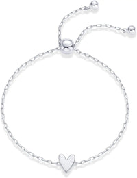 14K Gold Plated Matching Heart Bracelet