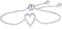 14K Gold Plated Matching Heart Bracelet